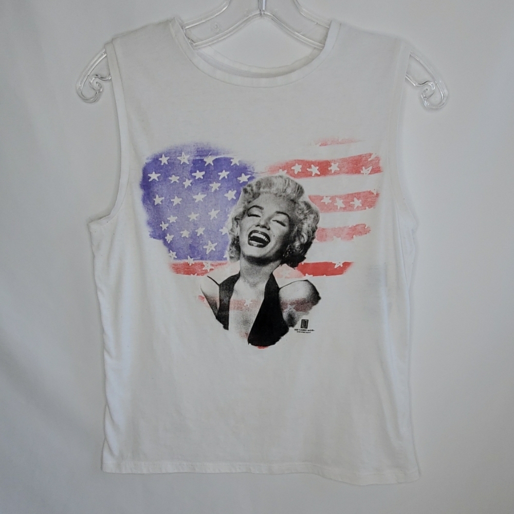 Red Carpet Noir Marilyn Monroe Ripped Back Tank